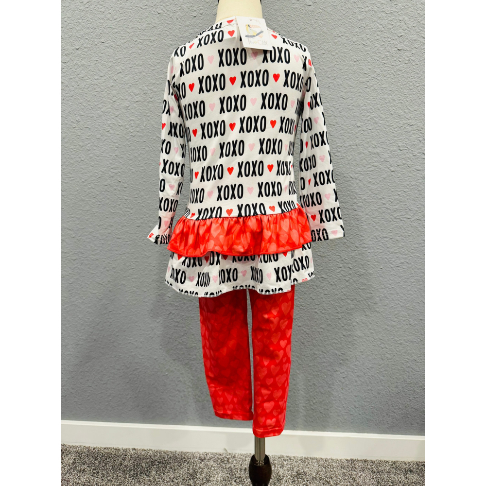 Wellington Designs Girls XO Pants Set, Sz 3T - Picture 4 of 7